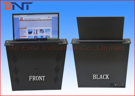 Elevación motorizada del monitor LCD de la pantalla táctil de 15,6 pulgadas para el sistema de oficina sin papel
