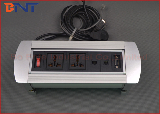 Caja manual 110V - de la interconexión del zócalo de Flip Up Conference Table Power CA 240V
