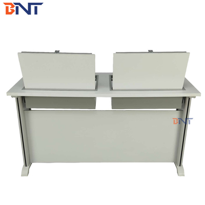 Flip Top Computer Desk With manual que protege la cerradura de la presión hydráulica