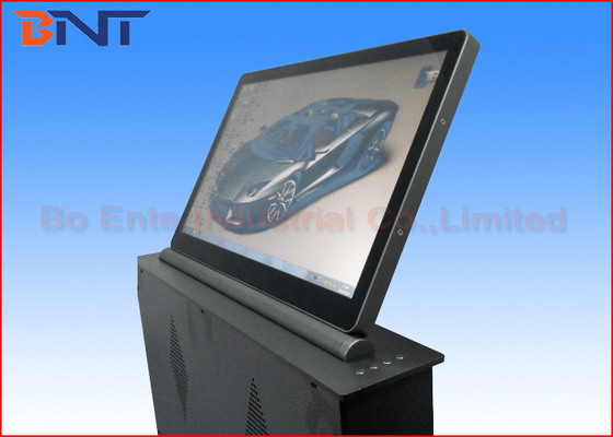 La reunión ajustable LCD motorizó la elevación del monitor de computadora con la pantalla táctil de 18,5 pulgadas