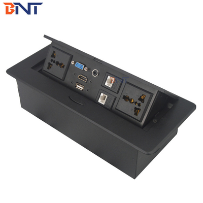 Enchufes de escritorio hidráulicos, enchufes de alimentación con conector XRL