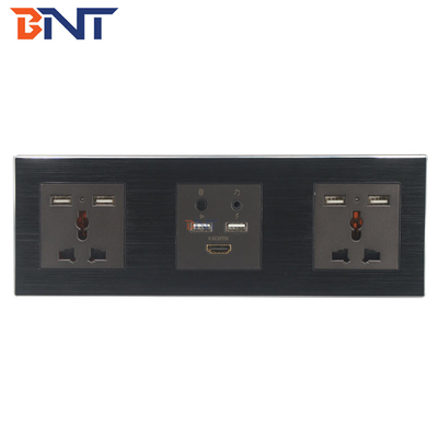 Smart Media Hub con Bluetooth, placas de conexión de pared multifunción