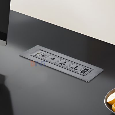 Enchufe de escritorio giratorio multimedia/Toma de corriente de mesa abatible/Enchufe montado en panel de mesa de conferencias