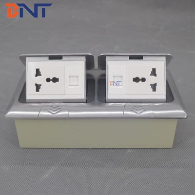 Diseño de rebote lento de enchufe emergente de aleación de aluminio para un funcionamiento suave Suministro de energía personalizable