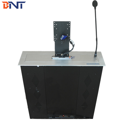 BNT motorizó la elevación audio del monitor LCD del equipo de la comunicación del sistema de conferencia de la elevación del monitor del escritorio de la elevación de la pantalla
