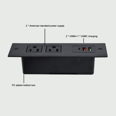 OEM/ODM Sofá multifuncional de oficina con conexión a la mesa con conexión USB A+C