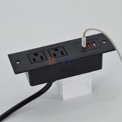 OEM/ODM Sofá multifuncional de oficina con conexión a la mesa con conexión USB A+C