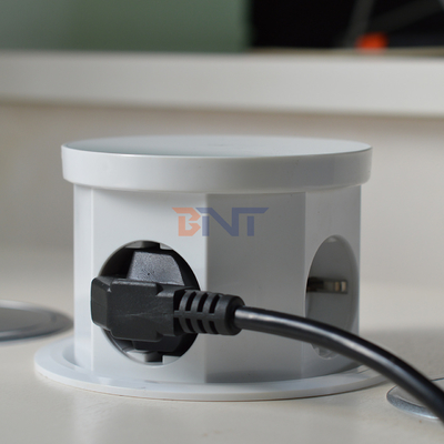 Cocina toma de corriente oculta escritorio encasillado Puerto USB emergente AC 16A 220V Voltagem IP44 Nivel para uso en la oficina