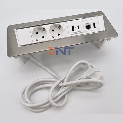 BNT Enchufe pop up personalizable Enchufe oculta con puerto USB para escritorio