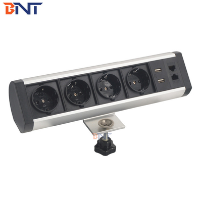 Boente eu conector eléctrico de la mesa de sujeción del borde de la toma de contacto de escritorio montado / toma de contacto de escritorio móvil montaje toma de contacto de la mesa