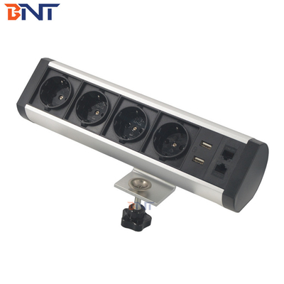 Boente eu conector eléctrico de la mesa de sujeción del borde de la toma de contacto de escritorio montado / toma de contacto de escritorio móvil montaje toma de contacto de la mesa
