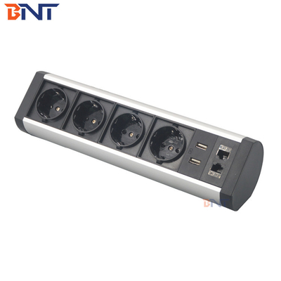 Boente eu conector eléctrico de la mesa de sujeción del borde de la toma de contacto de escritorio montado / toma de contacto de escritorio móvil montaje toma de contacto de la mesa