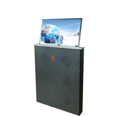 Nueva llegada 15,6 pulgadas Motorizado de la pantalla de elevación 6mm Ultra estrecho marco de pantalla de LCD elevador para el sistema de conferencias sin papel