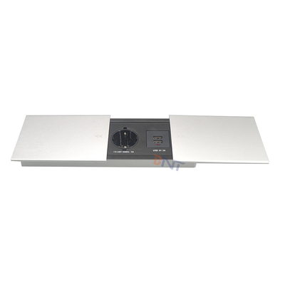 Cubierta deslizante multifuncional USB Smart cubierta deslizante oculta mesa de oficina de alimentación universal toma de corriente de la mesa