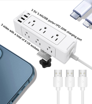 Boente conector multifunción de la mesa de sujeción de montaje toma de corriente / enchufe de escritorio móvil enchufe de mesa