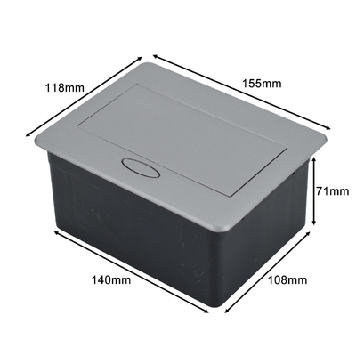 OEM/ODM Modern Office Essential BNT Socket de alimentación emergente con 2 tomas de corriente alterna incorporadas