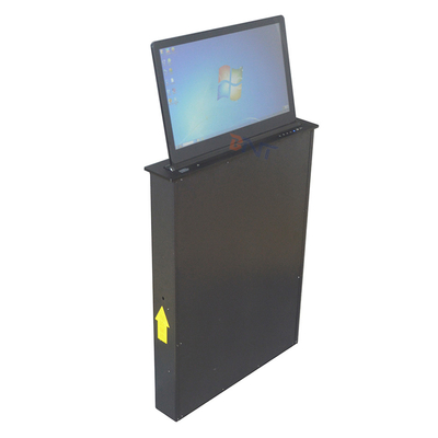 Super delgado ascensor de monitor de computadora con pantalla motorizada de 18,5 pulgadas