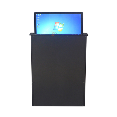Super delgado ascensor de monitor de computadora con pantalla motorizada de 18,5 pulgadas