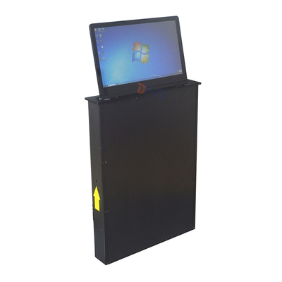 Super delgado ascensor de monitor de computadora con pantalla motorizada de 18,5 pulgadas
