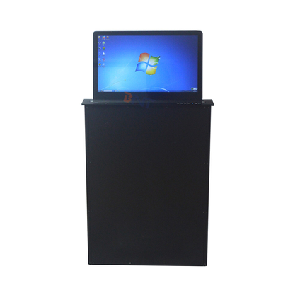 Super delgado ascensor de monitor de computadora con pantalla motorizada de 18,5 pulgadas