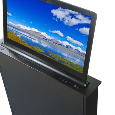 21.5 pulgadas FHD pantalla eléctrica LCD monitor elevador para sala de conferencias