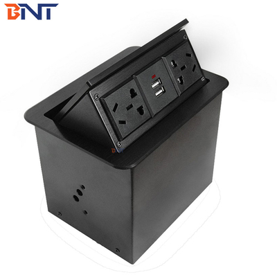 2.1 Amp Cargador USB Enchufes de escritorio Cajas de alimentación, enchufe universal emergente