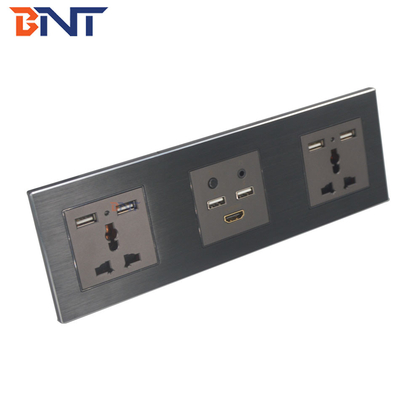 Smart Media Hub con Bluetooth, placas de conexión de pared multifunción