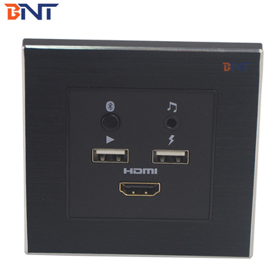 Mini Media Hub montado con el puerto de carga de energía USB 5 V 2.1 A