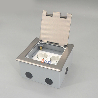 caja de toma de corriente de doble EU de oro