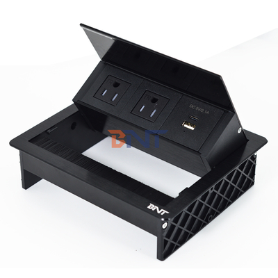 Fábrica UsDesktop Mesa Flip Cover 20W Enchufe USB Oculto de escritorio de energía Grommet Cepillo