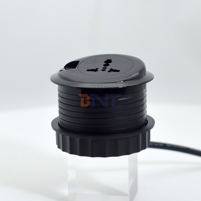 Enchufes eléctricos redondos de 80 mm y enchufes Eu Enchufes estándar con puerto de carga USB tipo C