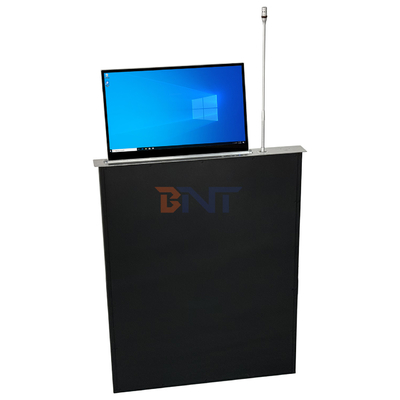 Montaje inteligente con pantalla retráctil, monitor LCD, elevador de alta velocidad, micrófono incorporado para conferencias