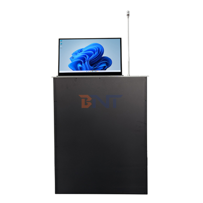 Montaje inteligente con pantalla retráctil, monitor LCD, elevador de alta velocidad, micrófono incorporado para conferencias