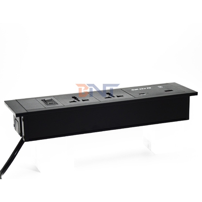 Conector de mesa con enchufe Universal enchufes de alimentación USB puertos A + C 65W salida máxima US / EU / AU 16A / 13A