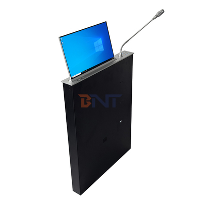 BNT Full HD Screen Low Price Motorizado elevador retráctil de monitor con micrófono para sistema de conferencias