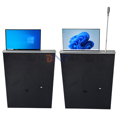 BNT Full HD Screen Low Price Motorizado elevador retráctil de monitor con micrófono para sistema de conferencias