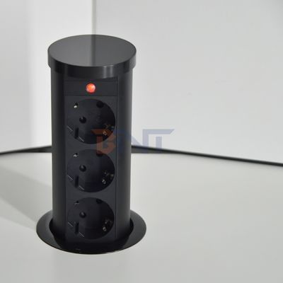 Enchufe de energía neumática de tipo UE de enchufe de 3 salidas IP44 de aleación de aluminio estándar