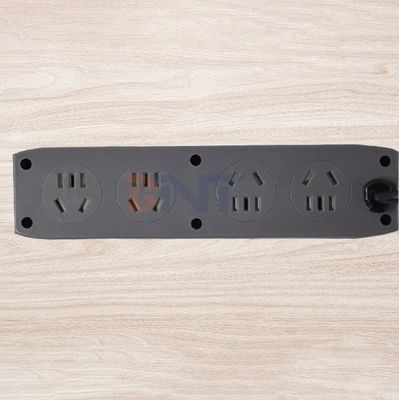 3 tomas de corriente multifuncionales de escritorio con toma de corriente eléctrica 8AC y doble toma de carga USB A + C