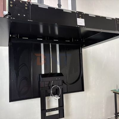 Soporte de TV motorizado de 55 pulgadas con techo de control remoto soporte de TV de despliegue con funciones de caída y rotación