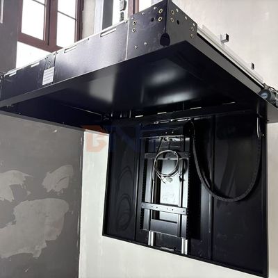 Soporte de TV motorizado de 55 pulgadas con techo de control remoto soporte de TV de despliegue con funciones de caída y rotación