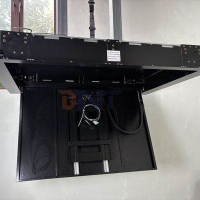 Soporte de TV motorizado de 55 pulgadas con techo de control remoto soporte de TV de despliegue con funciones de caída y rotación