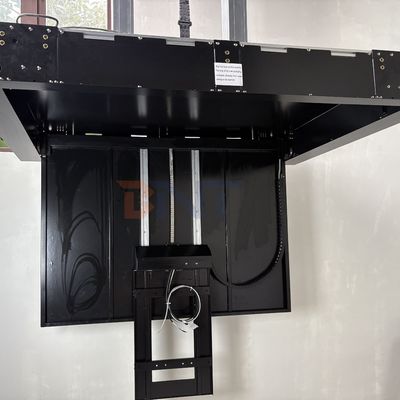 Soporte de TV motorizado de 55 pulgadas con techo de control remoto soporte de TV de despliegue con funciones de caída y rotación