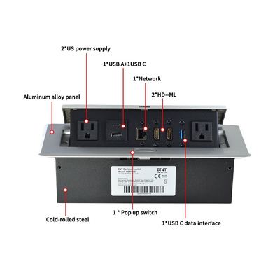 Para la oficina UL aprobada de aleación de aluminio de aleación de aluminio con configuraciones modulares