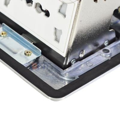 Potencia universal personalizada de salida de pantalla característica oculta enchufe de tierra enchufe de piso impermeable IP44 lento