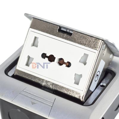 Potencia universal personalizada de salida de pantalla característica oculta enchufe de tierra enchufe de piso impermeable IP44 lento