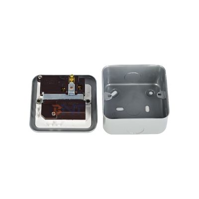 Panel de enchufe de pared de estilo nuevo estándar del Reino Unido con control de interruptor de encendido/apagado