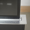 Pulgada ultra ocultada de aluminio/de la elevación 18,5 del monitor del escritorio elevación motorizada 23,5 pulgadas del monitor